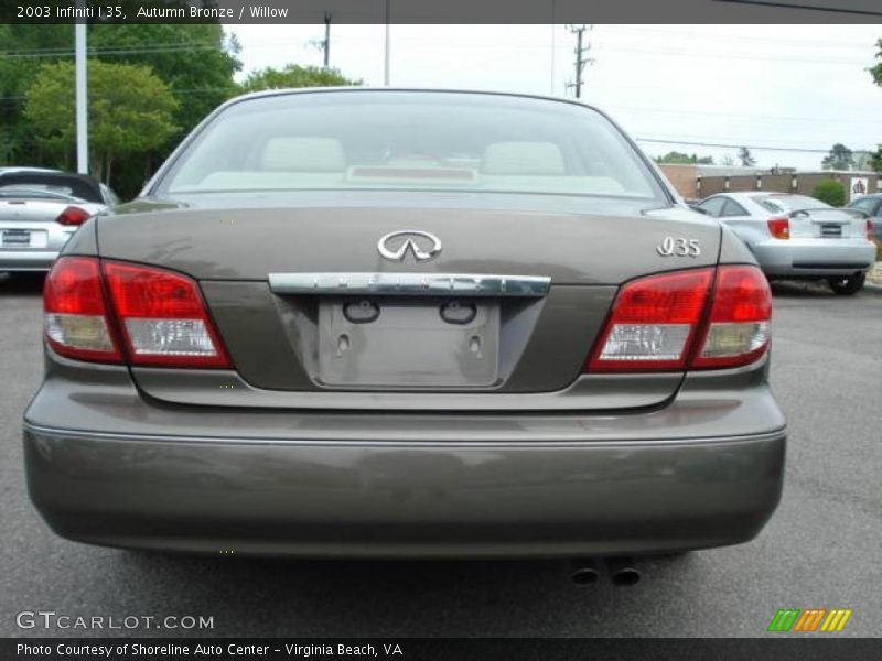 Autumn Bronze / Willow 2003 Infiniti I 35