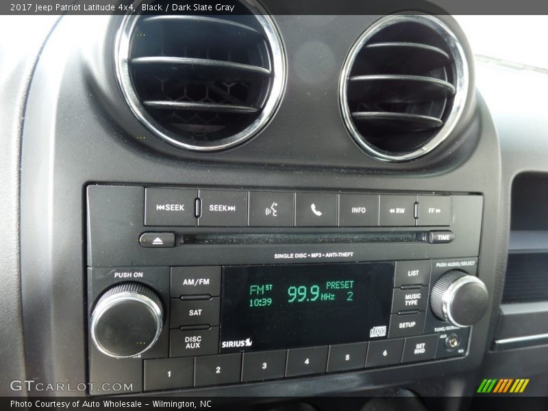 Black / Dark Slate Gray 2017 Jeep Patriot Latitude 4x4