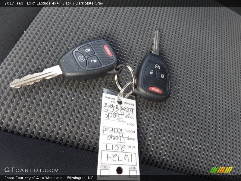 Black / Dark Slate Gray 2017 Jeep Patriot Latitude 4x4
