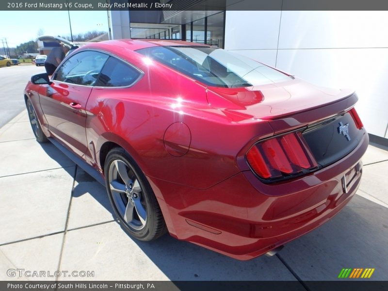 Ruby Red Metallic / Ebony 2016 Ford Mustang V6 Coupe