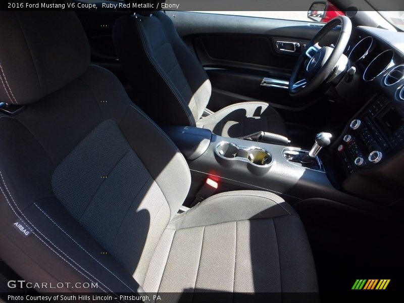 Ruby Red Metallic / Ebony 2016 Ford Mustang V6 Coupe