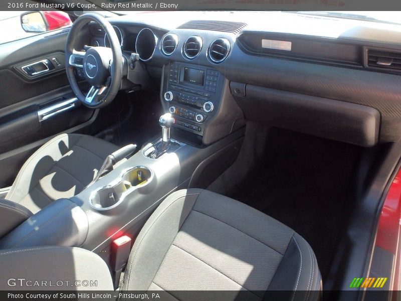 Ruby Red Metallic / Ebony 2016 Ford Mustang V6 Coupe