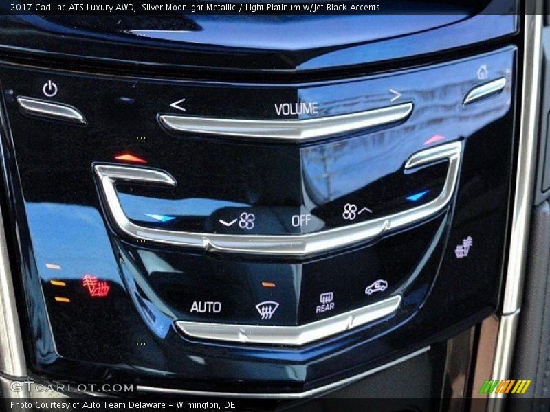Silver Moonlight Metallic / Light Platinum w/Jet Black Accents 2017 Cadillac ATS Luxury AWD