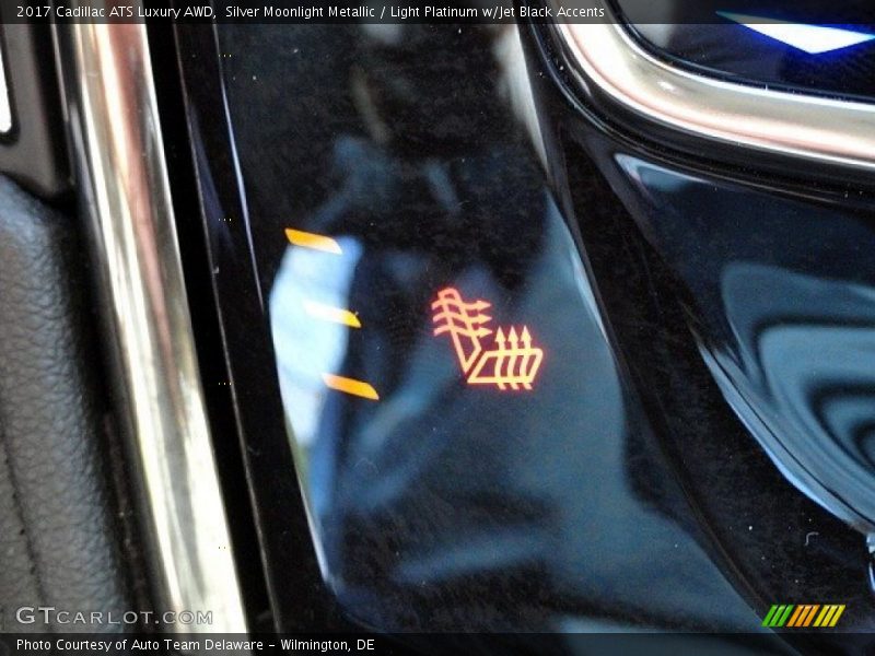Silver Moonlight Metallic / Light Platinum w/Jet Black Accents 2017 Cadillac ATS Luxury AWD