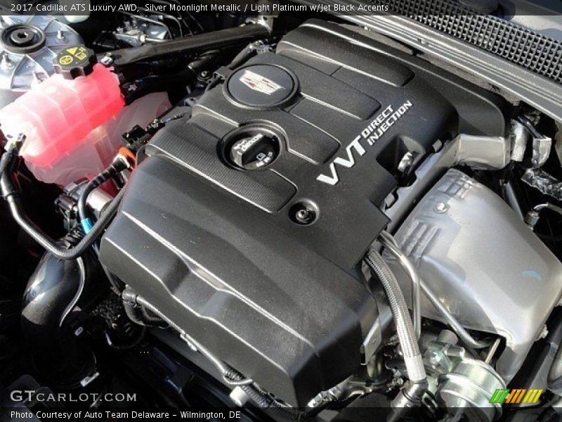 Silver Moonlight Metallic / Light Platinum w/Jet Black Accents 2017 Cadillac ATS Luxury AWD
