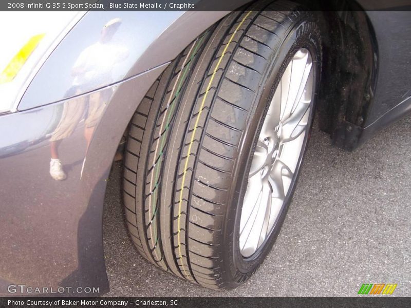 Blue Slate Metallic / Graphite 2008 Infiniti G 35 S Sport Sedan