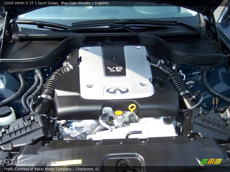 Blue Slate Metallic / Graphite 2008 Infiniti G 35 S Sport Sedan