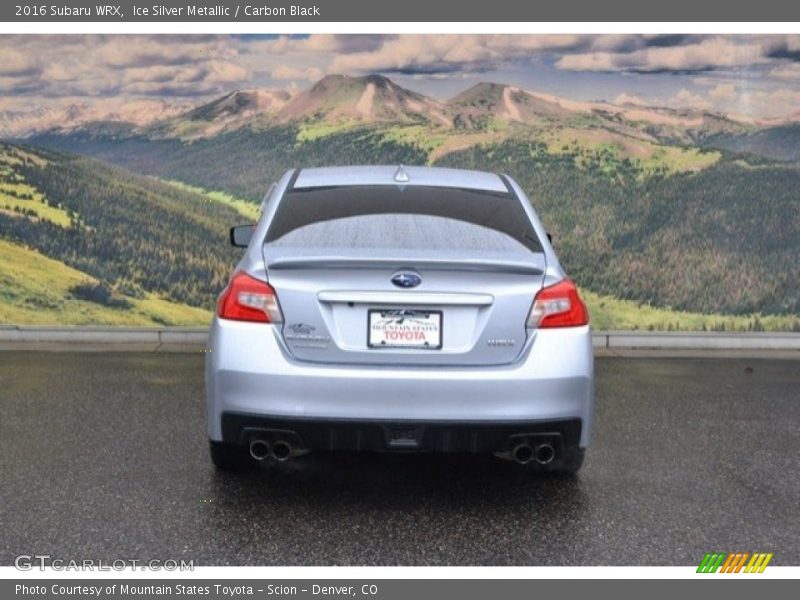 Ice Silver Metallic / Carbon Black 2016 Subaru WRX