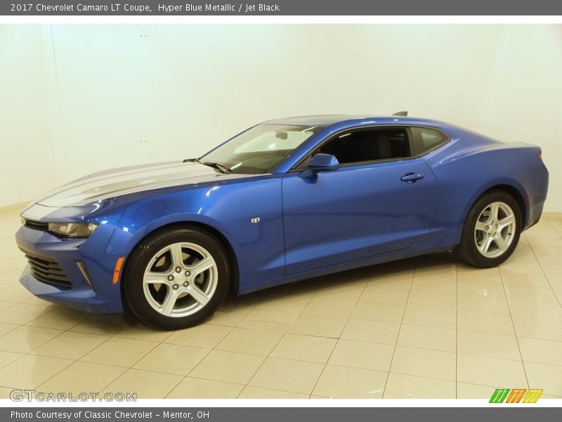 Hyper Blue Metallic / Jet Black 2017 Chevrolet Camaro LT Coupe