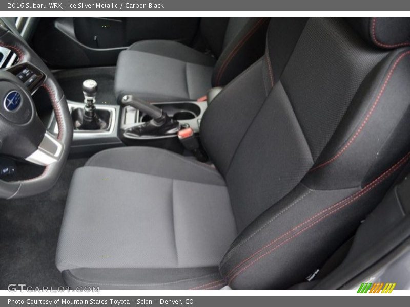 Ice Silver Metallic / Carbon Black 2016 Subaru WRX
