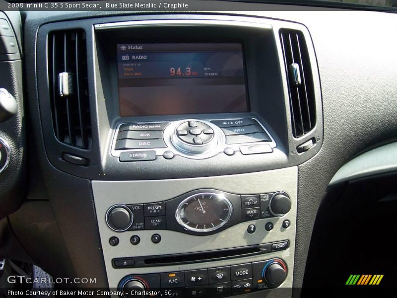 Blue Slate Metallic / Graphite 2008 Infiniti G 35 S Sport Sedan