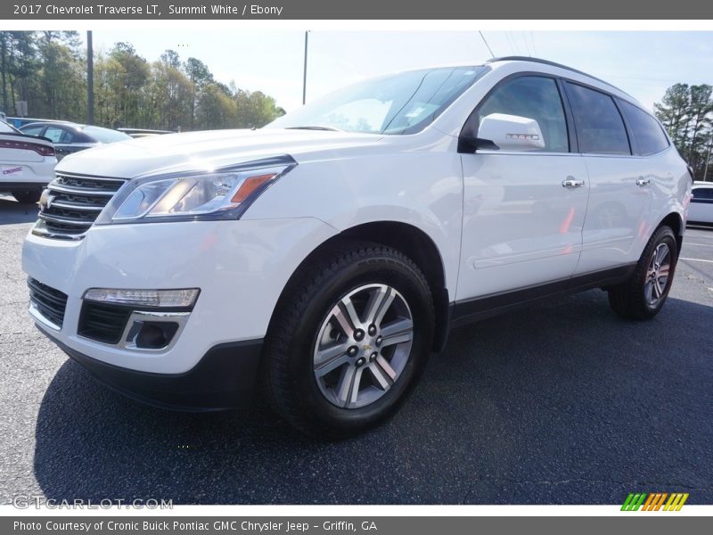 Summit White / Ebony 2017 Chevrolet Traverse LT