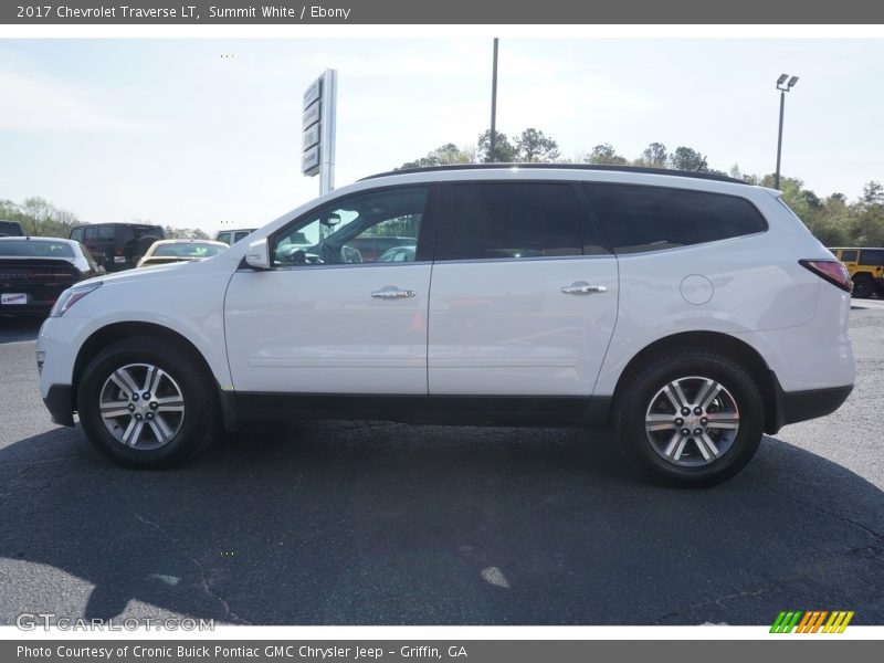 Summit White / Ebony 2017 Chevrolet Traverse LT
