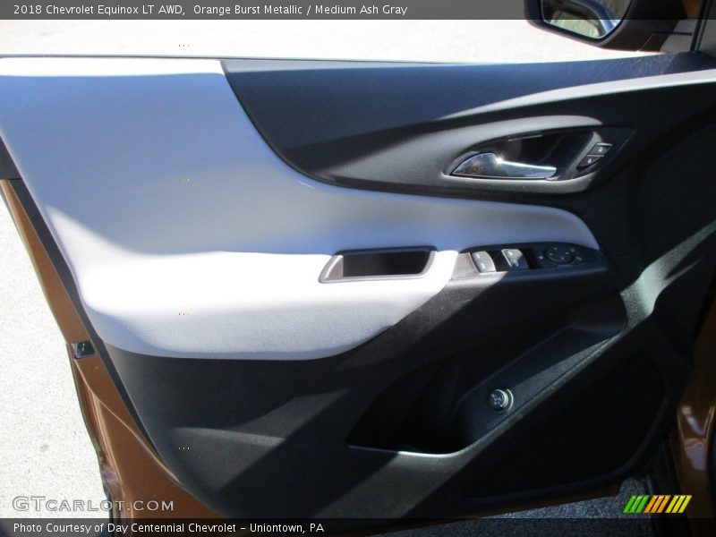 Orange Burst Metallic / Medium Ash Gray 2018 Chevrolet Equinox LT AWD