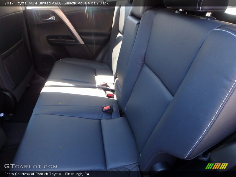 Galactic Aqua Mica / Black 2017 Toyota RAV4 Limited AWD