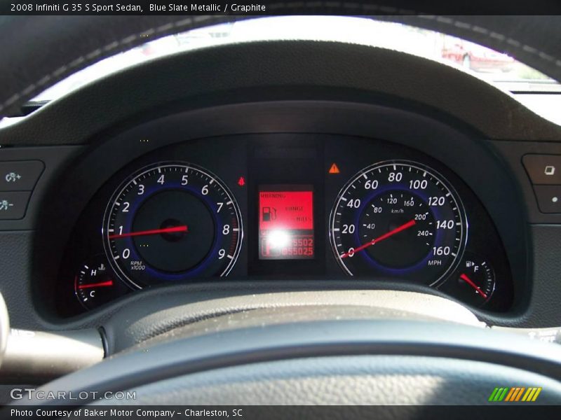 Blue Slate Metallic / Graphite 2008 Infiniti G 35 S Sport Sedan