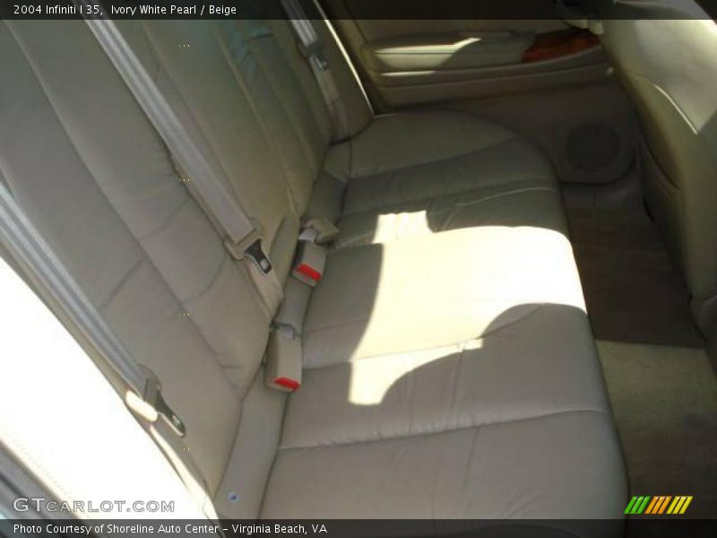 Ivory White Pearl / Beige 2004 Infiniti I 35