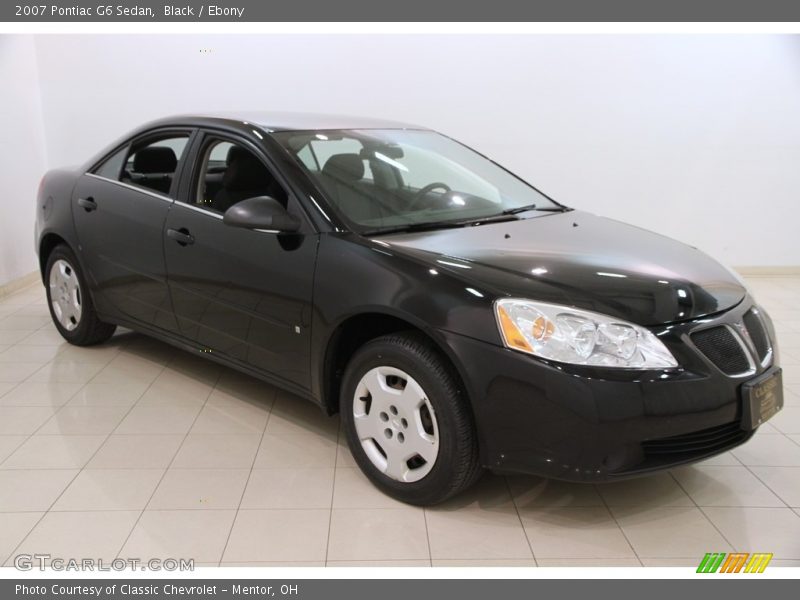 Black / Ebony 2007 Pontiac G6 Sedan