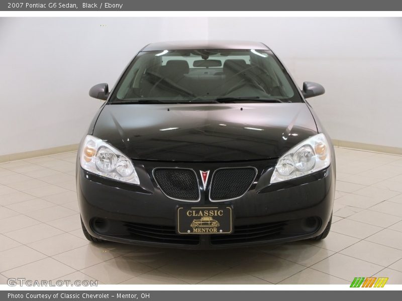 Black / Ebony 2007 Pontiac G6 Sedan