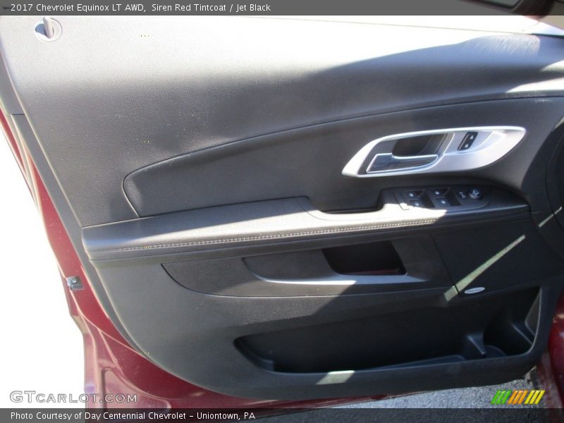 Siren Red Tintcoat / Jet Black 2017 Chevrolet Equinox LT AWD