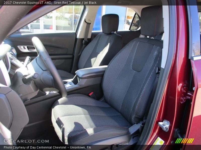Siren Red Tintcoat / Jet Black 2017 Chevrolet Equinox LT AWD