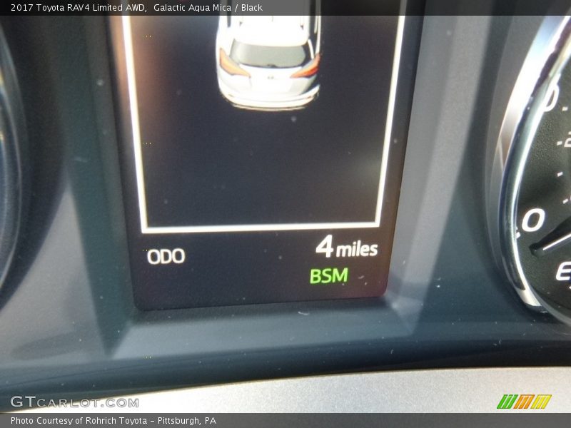 Galactic Aqua Mica / Black 2017 Toyota RAV4 Limited AWD