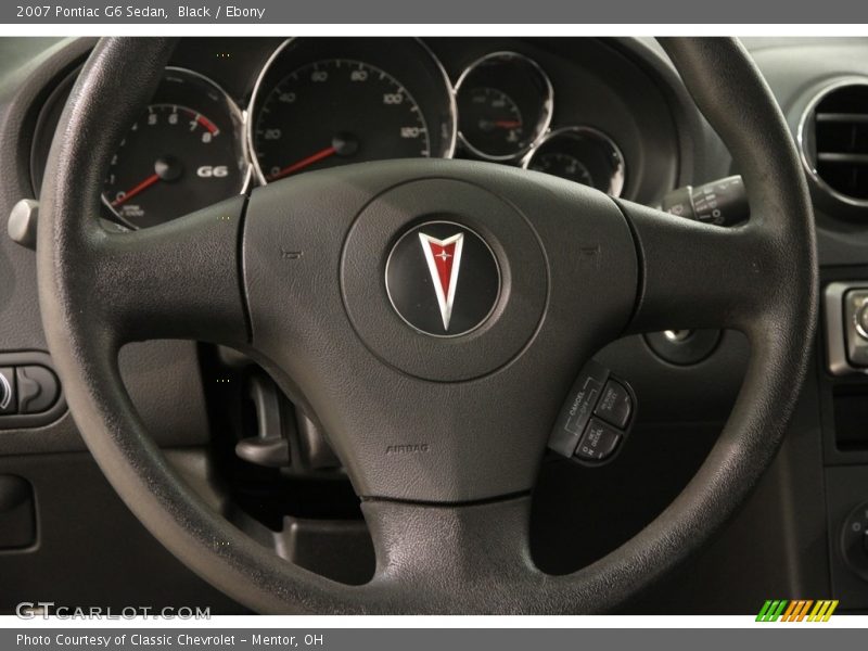 Black / Ebony 2007 Pontiac G6 Sedan