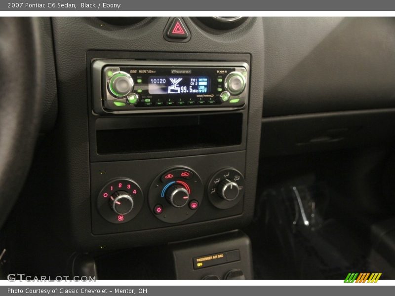 Black / Ebony 2007 Pontiac G6 Sedan