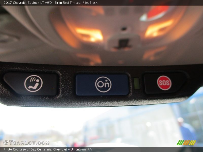 Siren Red Tintcoat / Jet Black 2017 Chevrolet Equinox LT AWD