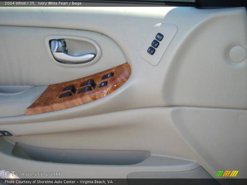 Ivory White Pearl / Beige 2004 Infiniti I 35