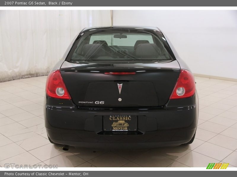 Black / Ebony 2007 Pontiac G6 Sedan