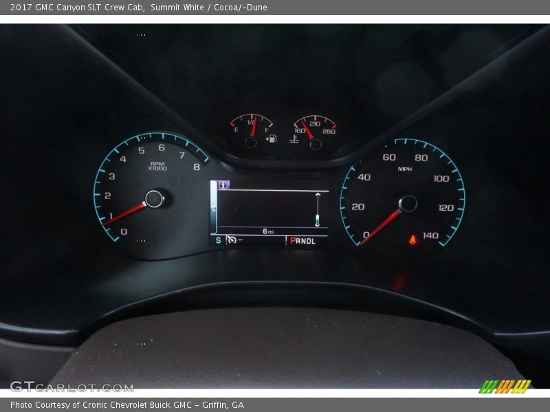 Summit White / Cocoa/­Dune 2017 GMC Canyon SLT Crew Cab