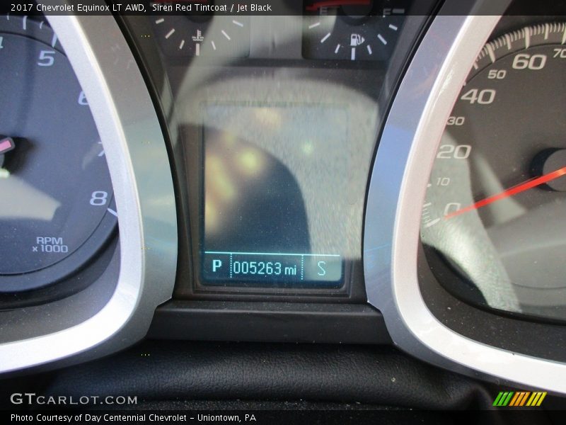 Siren Red Tintcoat / Jet Black 2017 Chevrolet Equinox LT AWD