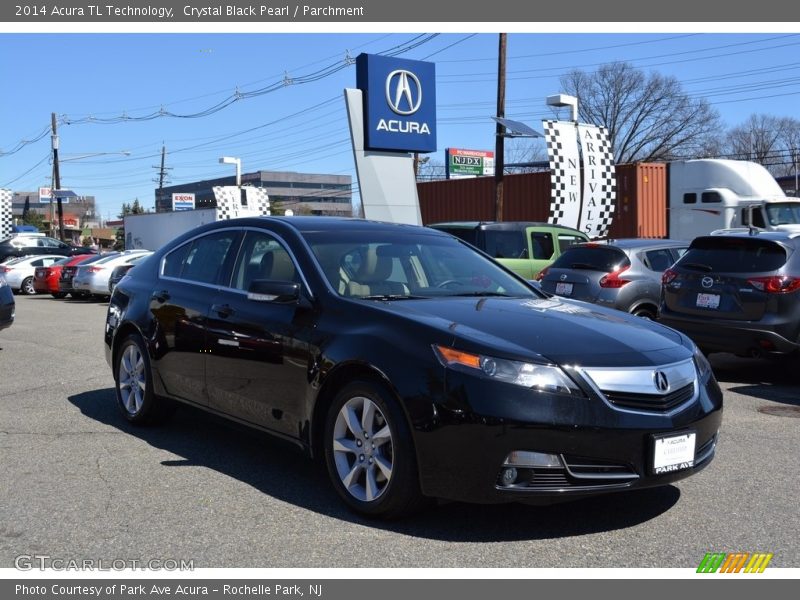 Crystal Black Pearl / Parchment 2014 Acura TL Technology