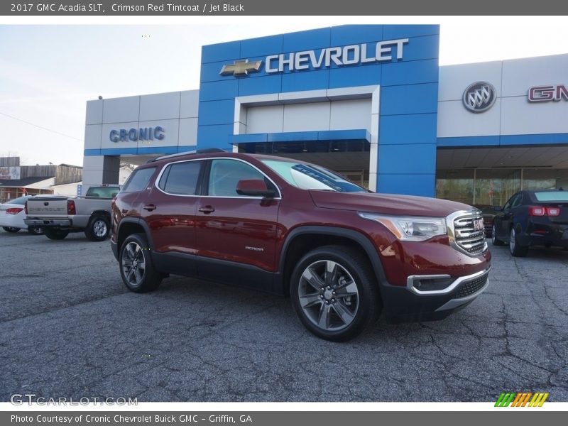 Crimson Red Tintcoat / Jet Black 2017 GMC Acadia SLT