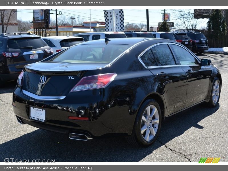 Crystal Black Pearl / Parchment 2014 Acura TL Technology