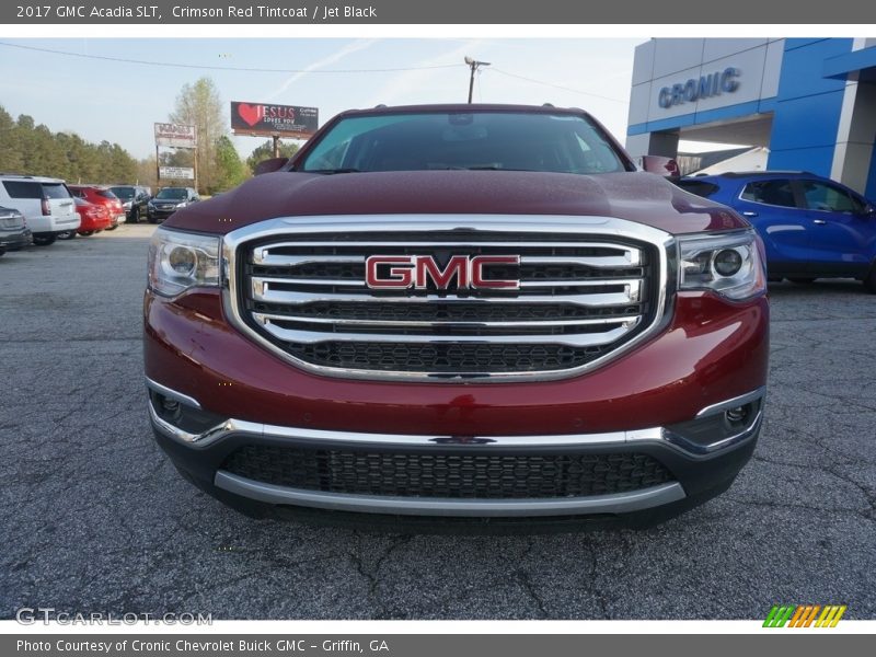 Crimson Red Tintcoat / Jet Black 2017 GMC Acadia SLT