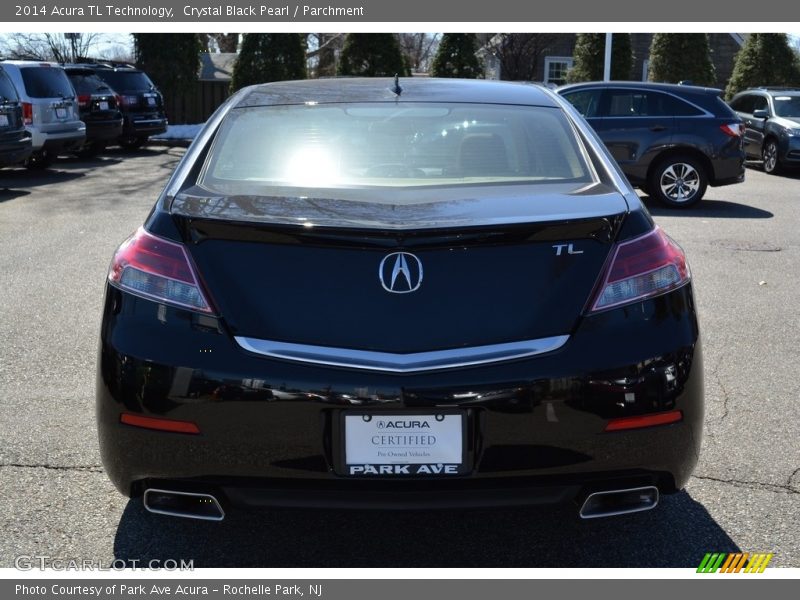 Crystal Black Pearl / Parchment 2014 Acura TL Technology