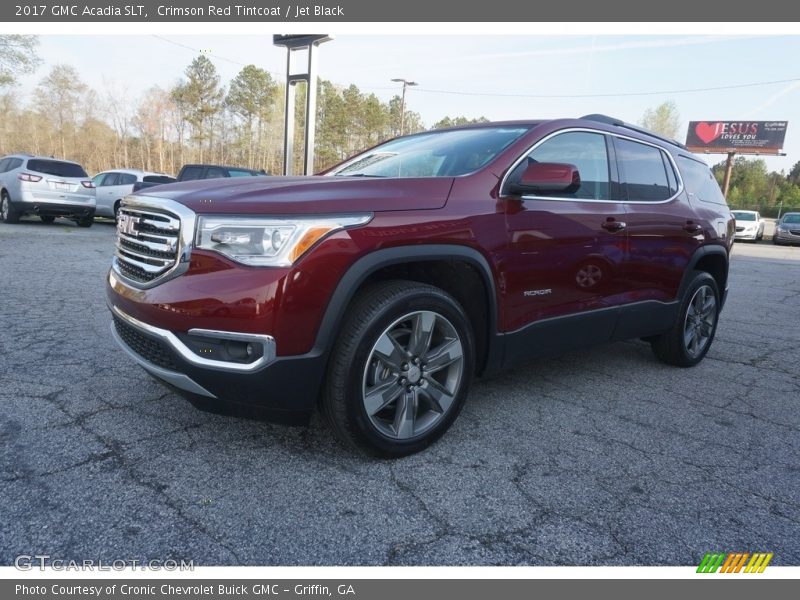 Crimson Red Tintcoat / Jet Black 2017 GMC Acadia SLT