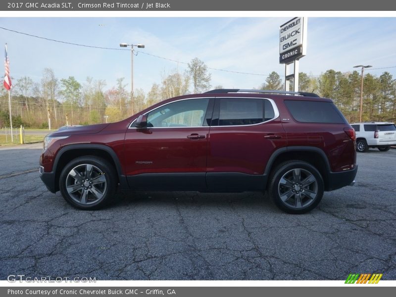 Crimson Red Tintcoat / Jet Black 2017 GMC Acadia SLT
