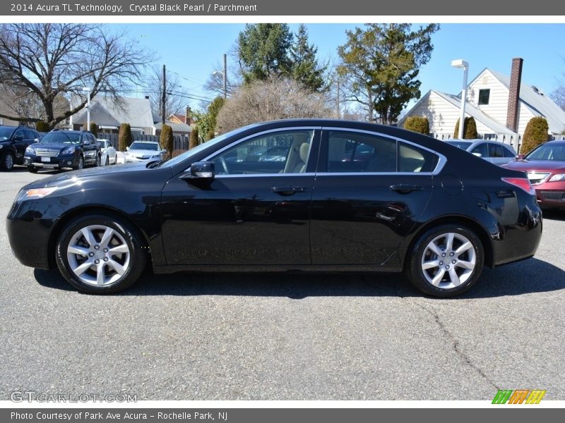 Crystal Black Pearl / Parchment 2014 Acura TL Technology