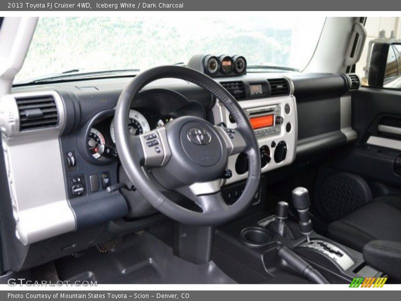 Iceberg White / Dark Charcoal 2013 Toyota FJ Cruiser 4WD