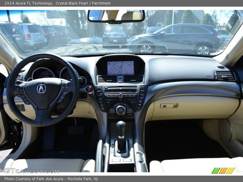 Crystal Black Pearl / Parchment 2014 Acura TL Technology