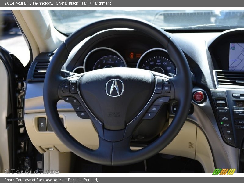 Crystal Black Pearl / Parchment 2014 Acura TL Technology