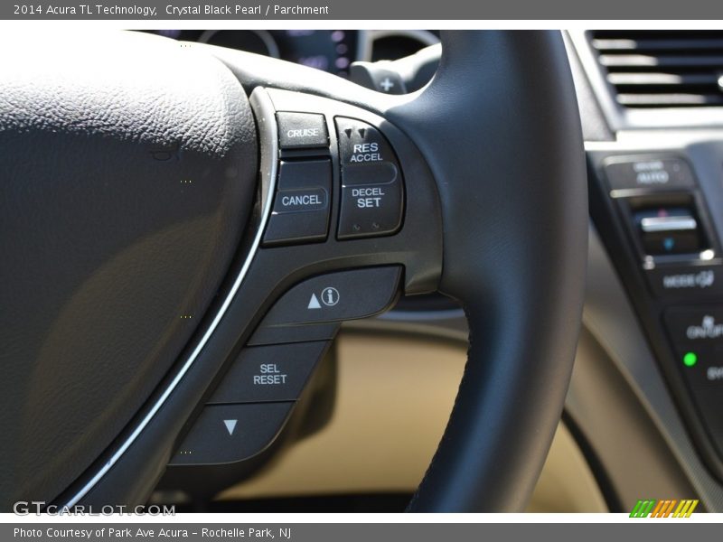 Crystal Black Pearl / Parchment 2014 Acura TL Technology