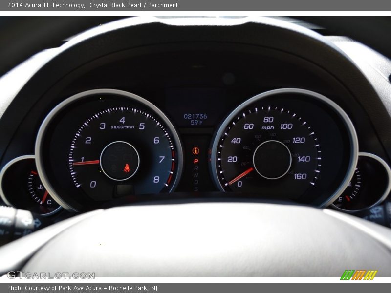 Crystal Black Pearl / Parchment 2014 Acura TL Technology