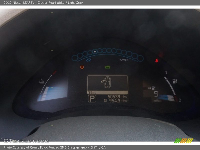 Glacier Pearl White / Light Gray 2012 Nissan LEAF SV