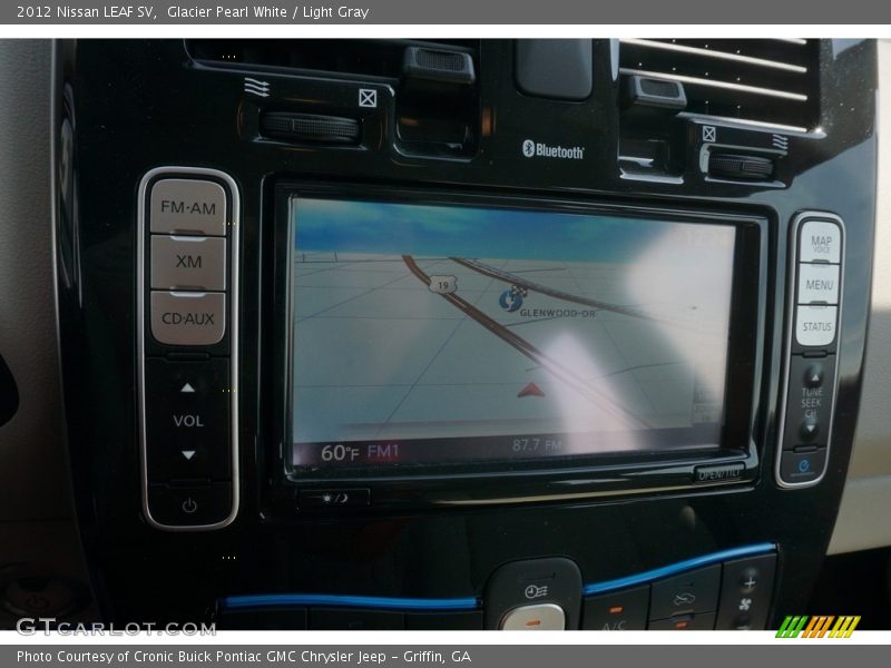 Glacier Pearl White / Light Gray 2012 Nissan LEAF SV