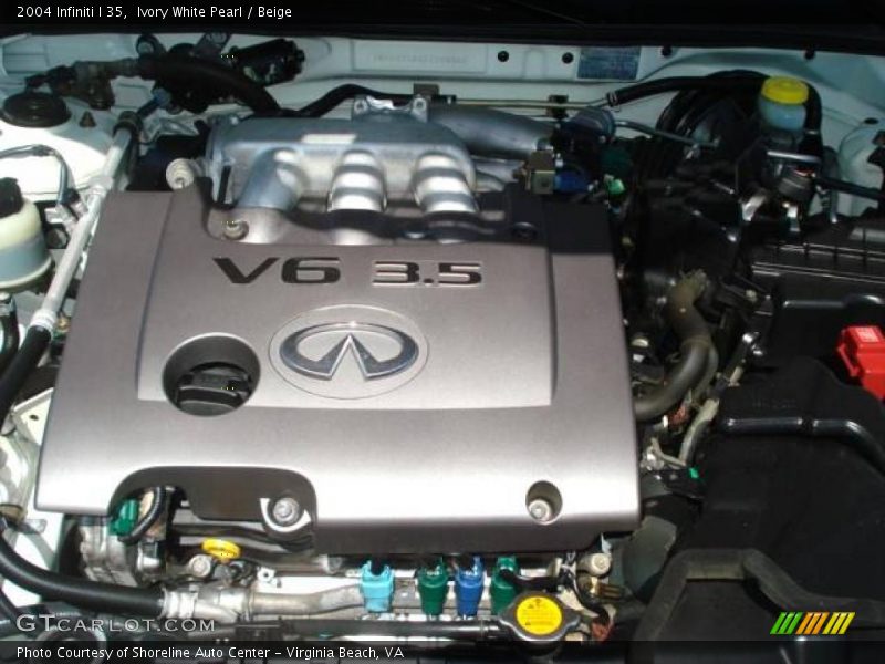 Ivory White Pearl / Beige 2004 Infiniti I 35
