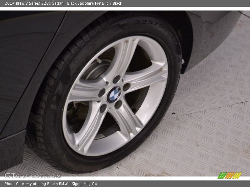 Black Sapphire Metallic / Black 2014 BMW 3 Series 328d Sedan